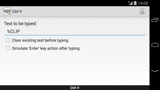 Ctrl-V Keyboard for Tasker截图1