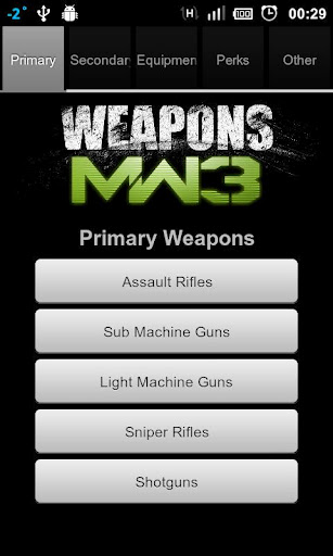 MW3 Weapons截图3