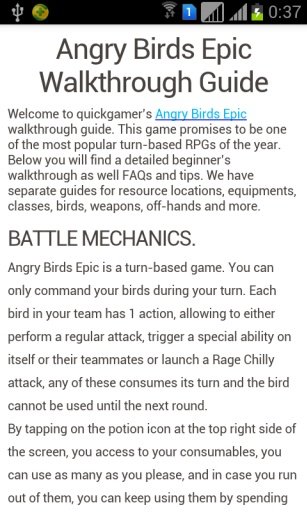 Angry Birds Epic Best Guide截图1