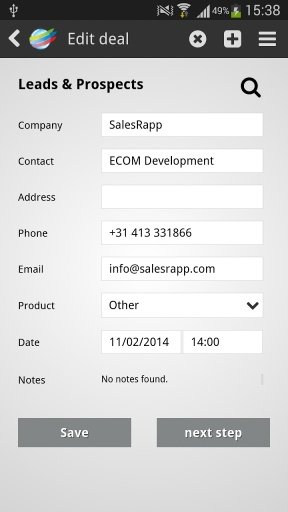 Heating Group SalesRapp截图2