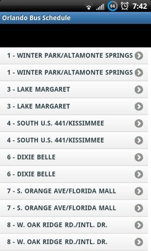 Orlando Bus Schedule截图4