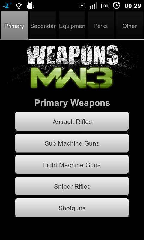 MW3 Weapons截图5