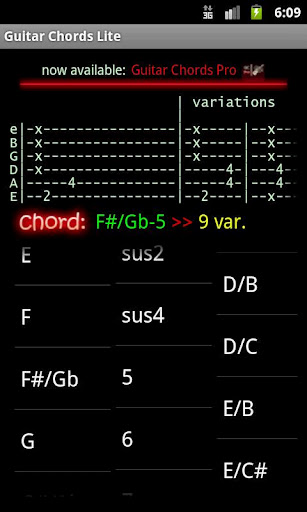 Guitar Chords Lite截图1