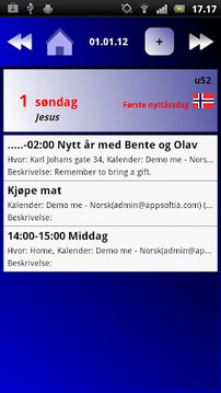 Norsk Kalender - test versjon截图
