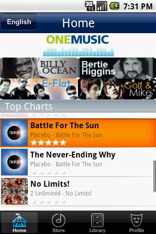 Maxis MusicUnlimited ONEMusic截图2