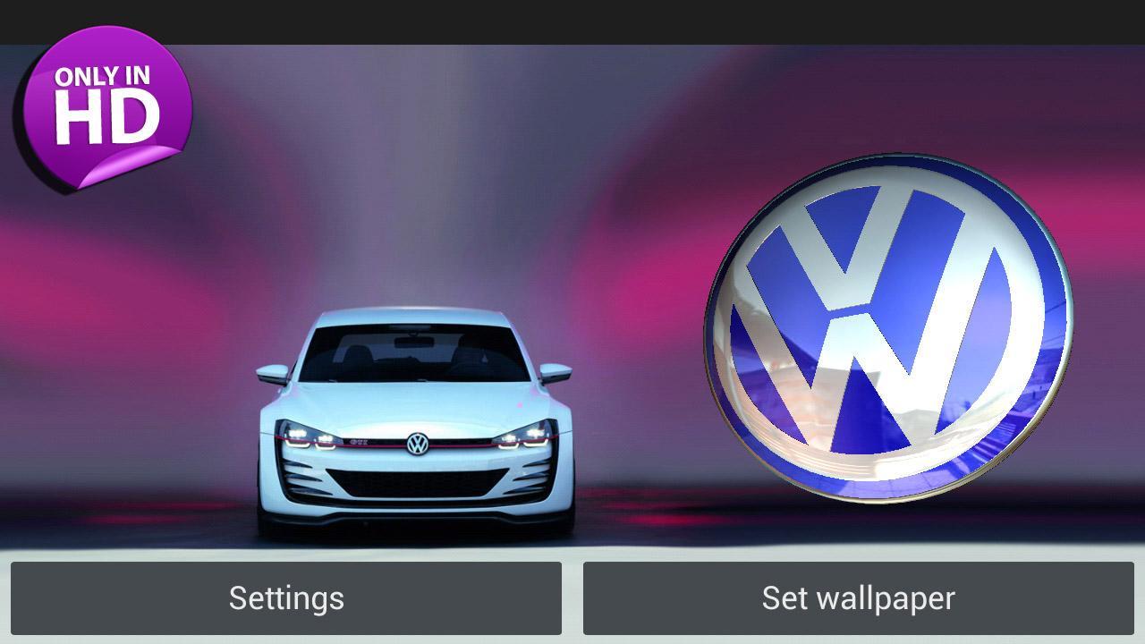 3D VOLKSWAGEN Logo LWP截图3