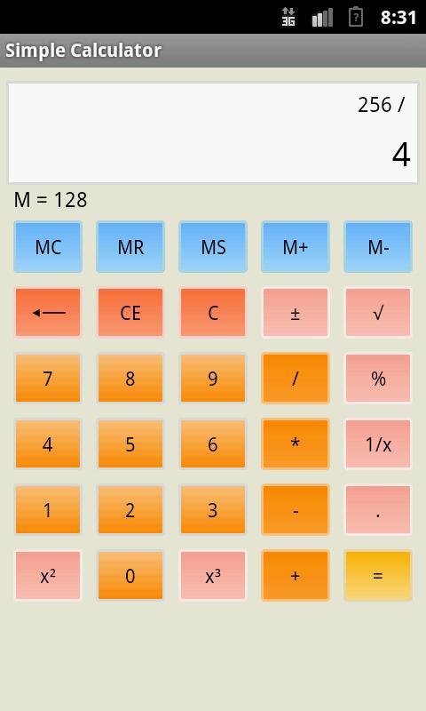 Simple Calculator - Ad Free截图2