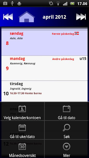 Norsk Kalender - test versjon截图4