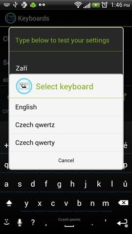 捷克语键盘截图1