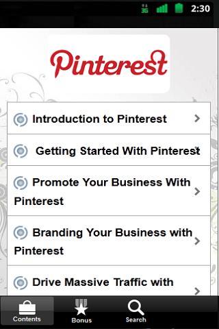 Guide To Pinterest - FREE截图2
