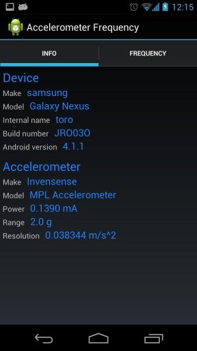 Accelerometer Frequency截图1