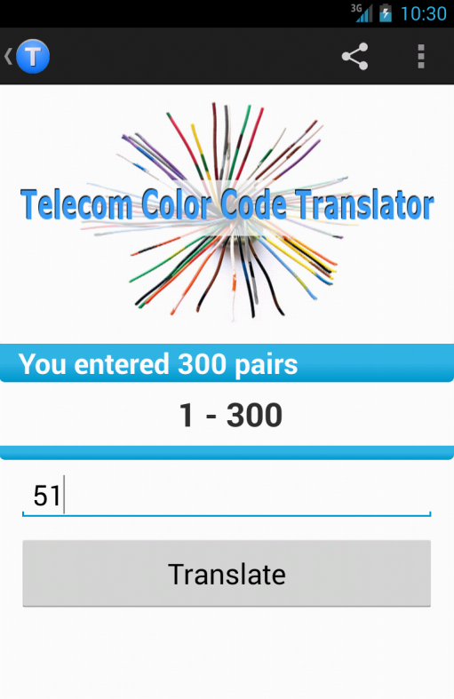 Telecom Color Code Translator截图3