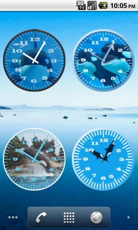 Killer Whale 2 Analog Clock截图3