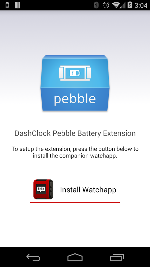 Pebble Battery for DashClock截图3