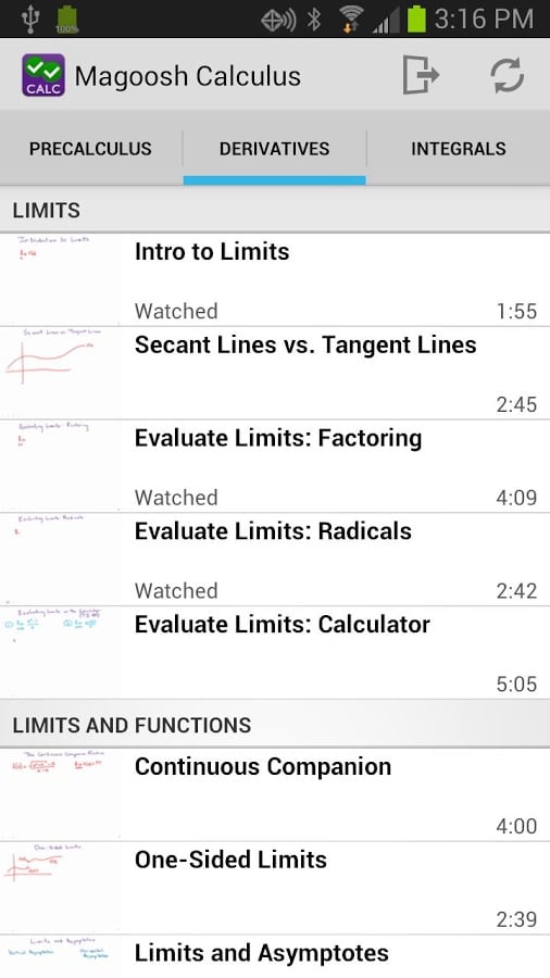 Magoosh Calculus Lessons截图2