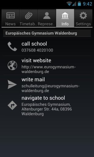 EGW - Eurogymnasium Waldenburg截图3