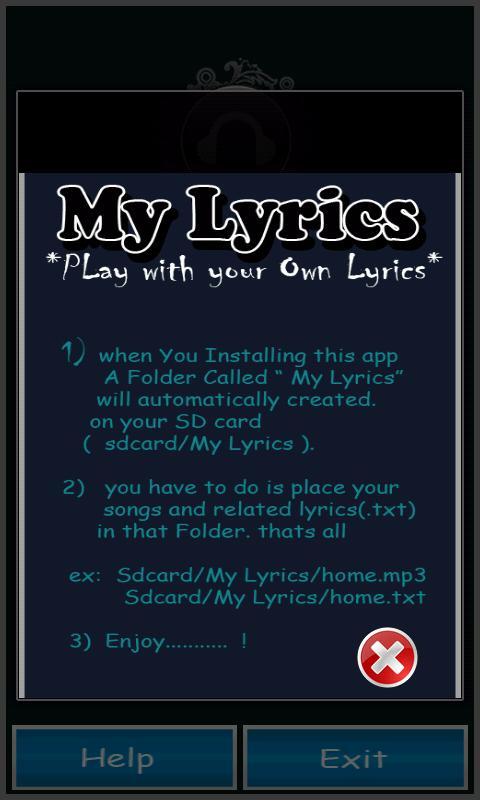 MY Lyrics截图5