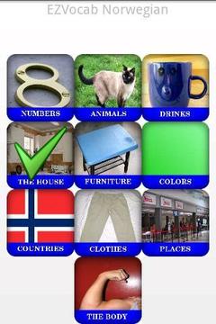 EZ Norwegian Vocab截图