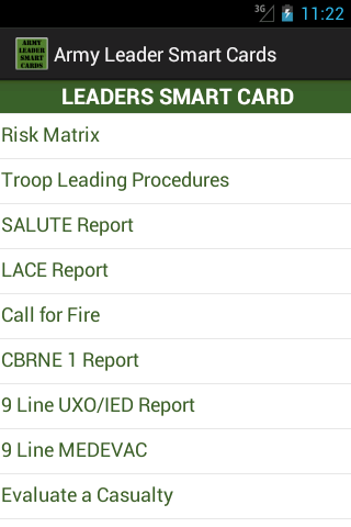 Army Leader Smart Cards截图1