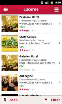 MyTable Restaurant Guide截图