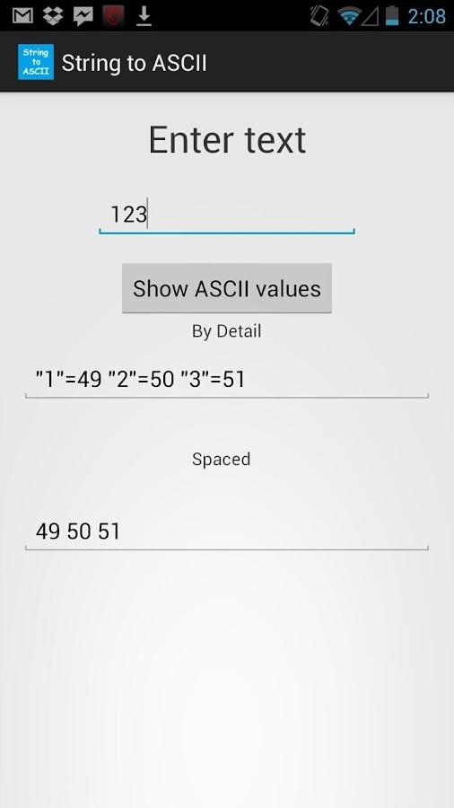 String to Ascii Converte...截图2