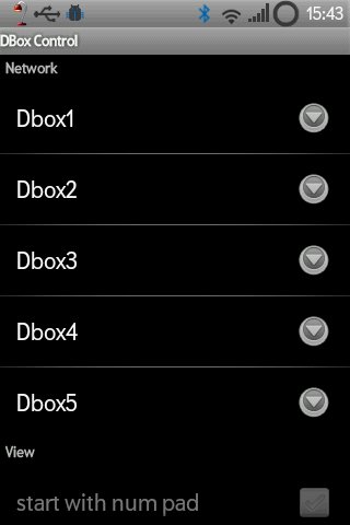 Dbox II Multi Remote Control截图3