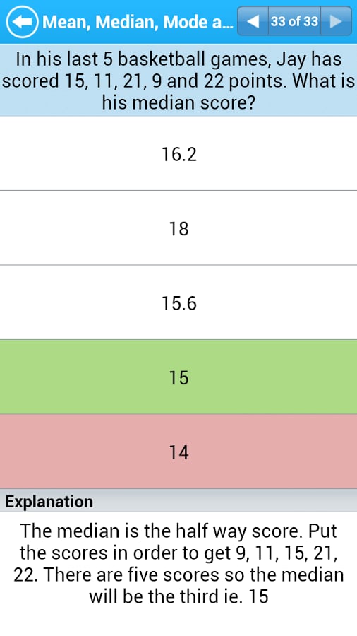 SSAT and ISEE Math Lite截图3