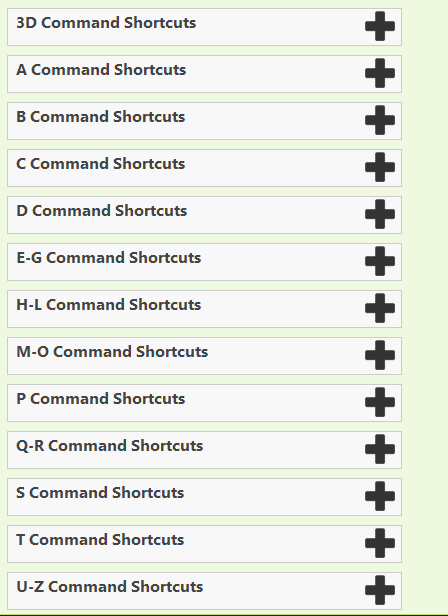 AutoCAD Shortcuts截图3