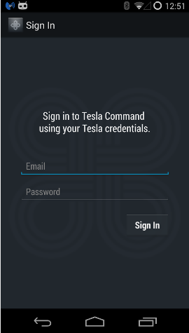 Tesla Command for Androi...截图1