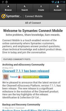 Symantec Connect截图