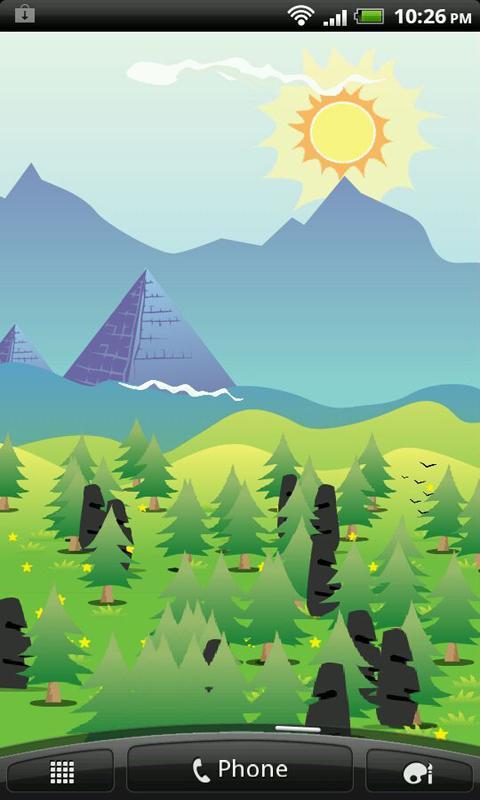 Vectorized Mountains LWP...截图1