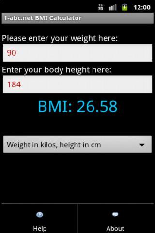 1-abc.net BMI Calculator截图1