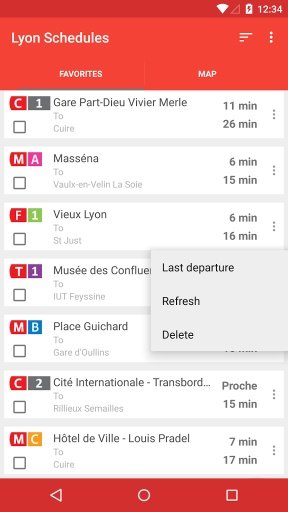 Lyon Transport Live Schedules截图5