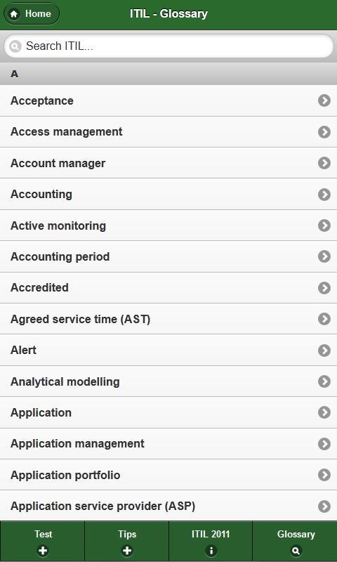 QA ITIL Learning Aid截图3