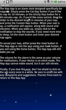 The Nap App for Android截图