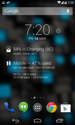 DashClock Data Usage Ext...截图2