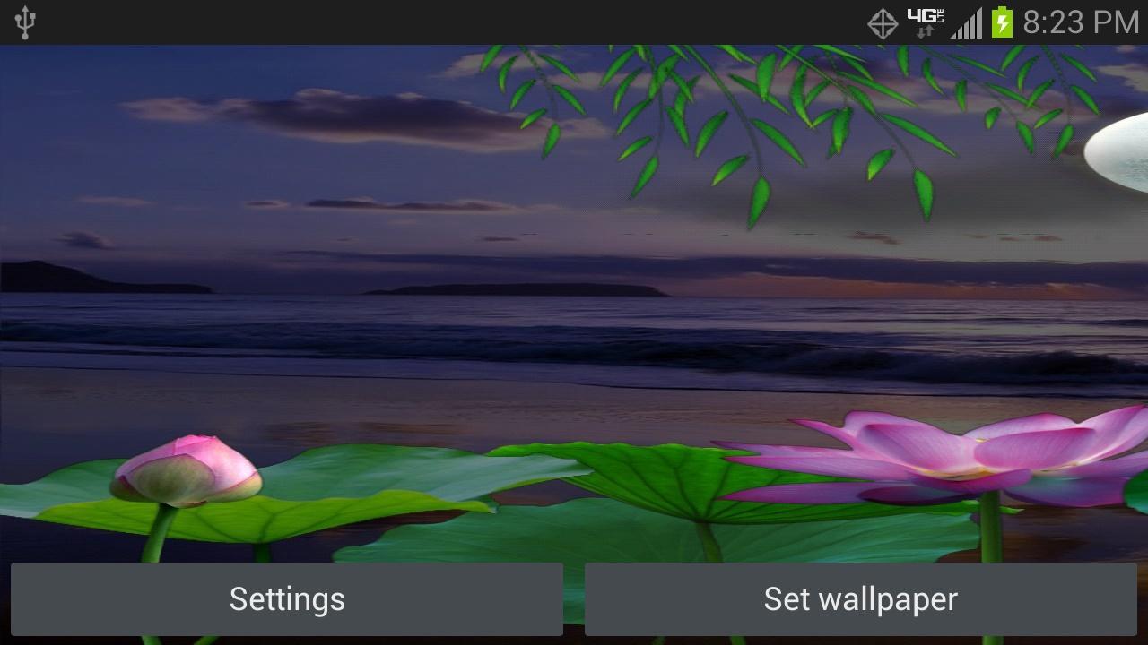 Lotus Pond Live Wallpape...截图4