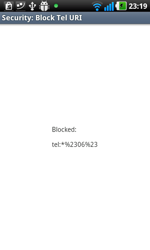 Security: Block Tel URI截图2