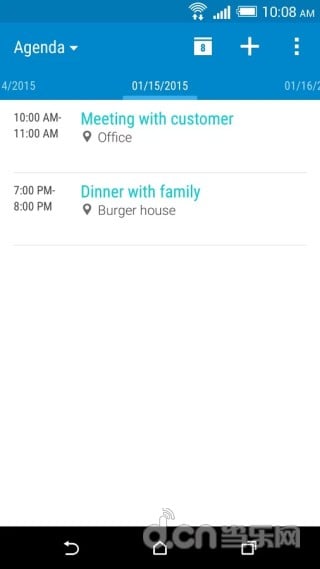 HTC 日历截图2