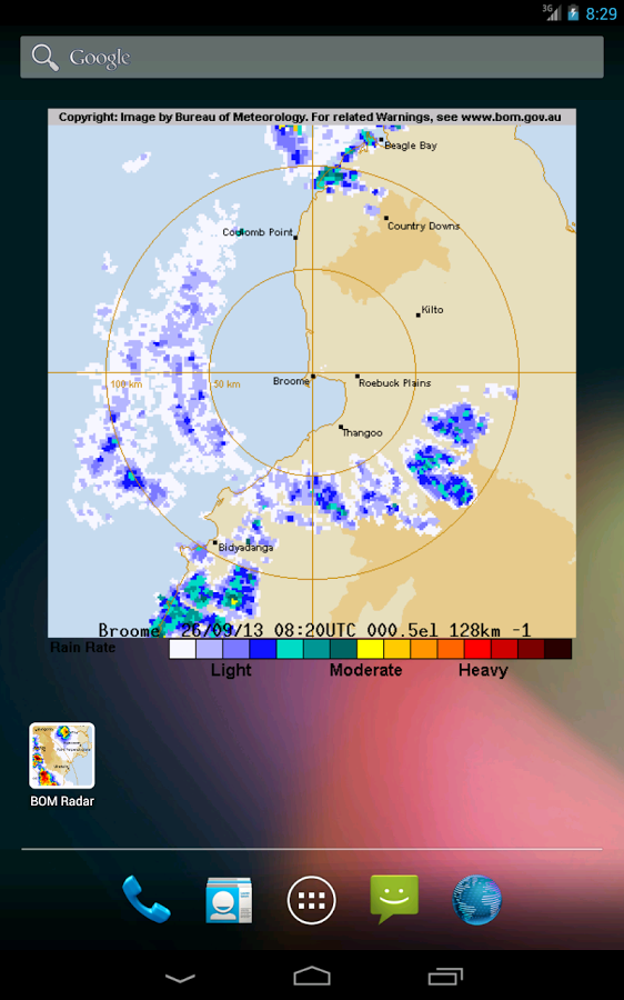 BOM Radar Widget截图2