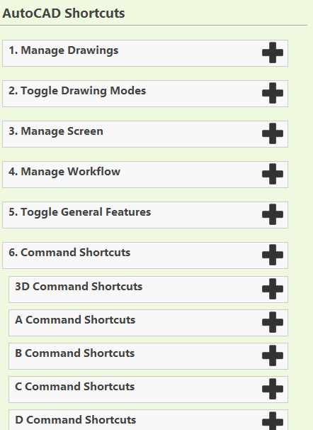 AutoCAD Shortcuts截图1