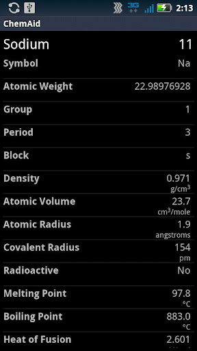 ChemAid Periodic Table截图1