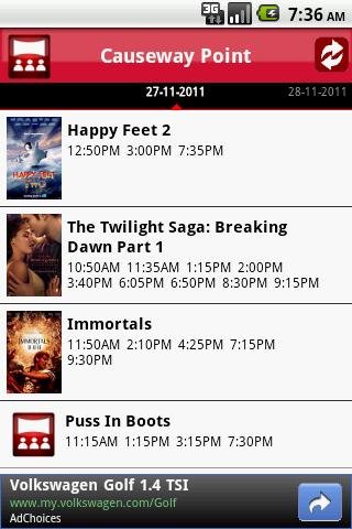 Cinema ShowTimes - SG截图1