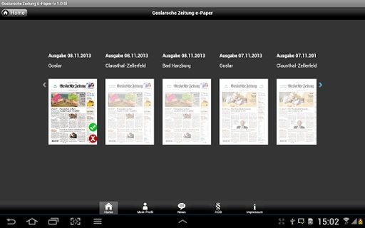 Goslarsche Zeitung e-Paper截图2