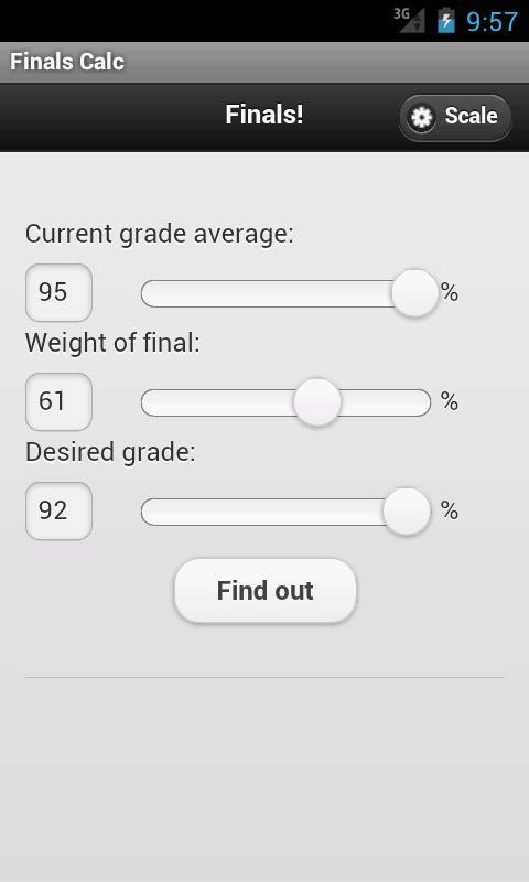 Finals! Grade Calculator截图4