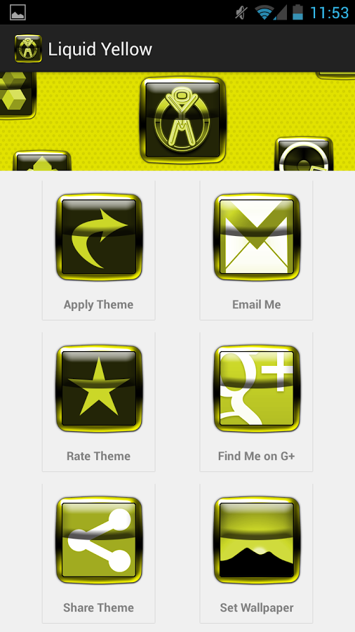 Liquid Yellow Icon Pack截图4