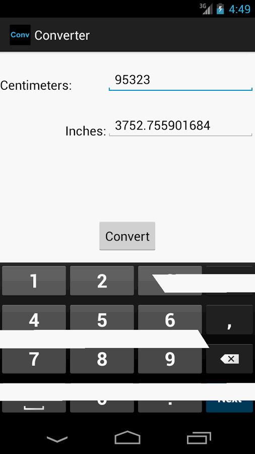 To inches converter截图2