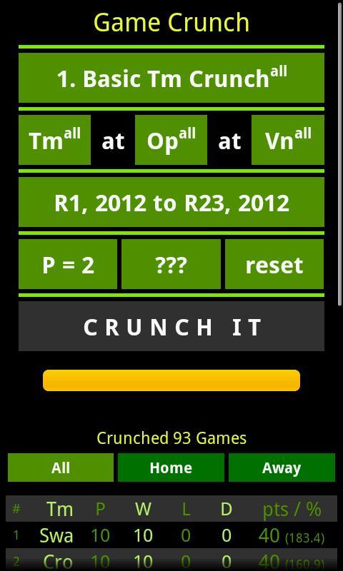 Crunch AFL 2011截图1