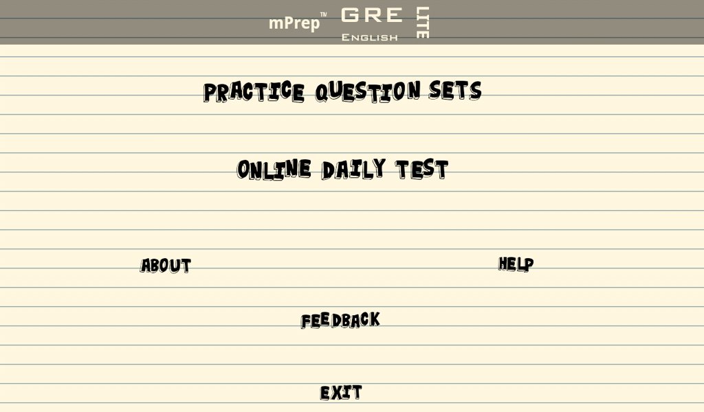 mPrep GRE English (Lite)截图5