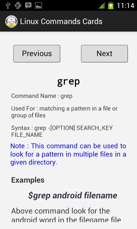 Linux Commands Cards截图1